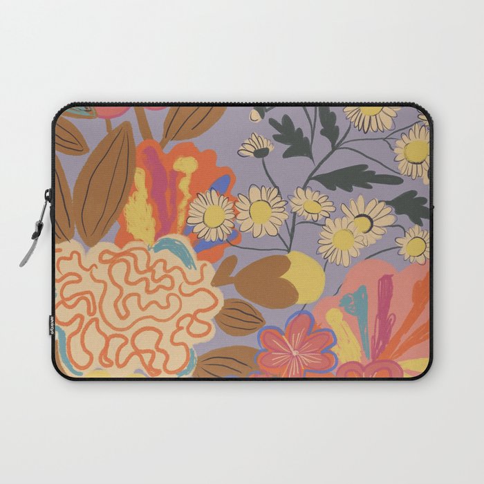 Floral mood Laptop Sleeve Gallery Image 1