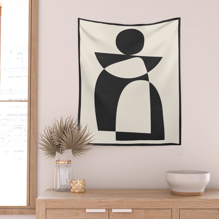 Minimal Abstract Art 39b Wall Tapestry Gallery Image 2