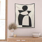 Minimal Abstract Art 39b Wall Tapestry Gallery Image 2