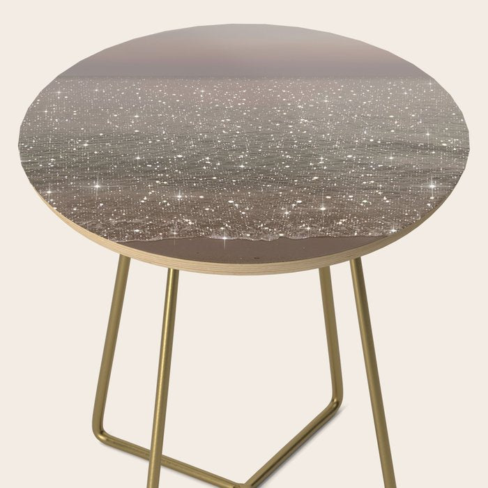 Beach Ocean Glitter Side Table Gallery Image 2