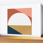 Mid Century Modern Sunset Nº1 Wall Mural Gallery Image 2