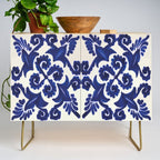 Talavera mexican tile traditional blue ceramic mosaic Credenza Gallery Image 1