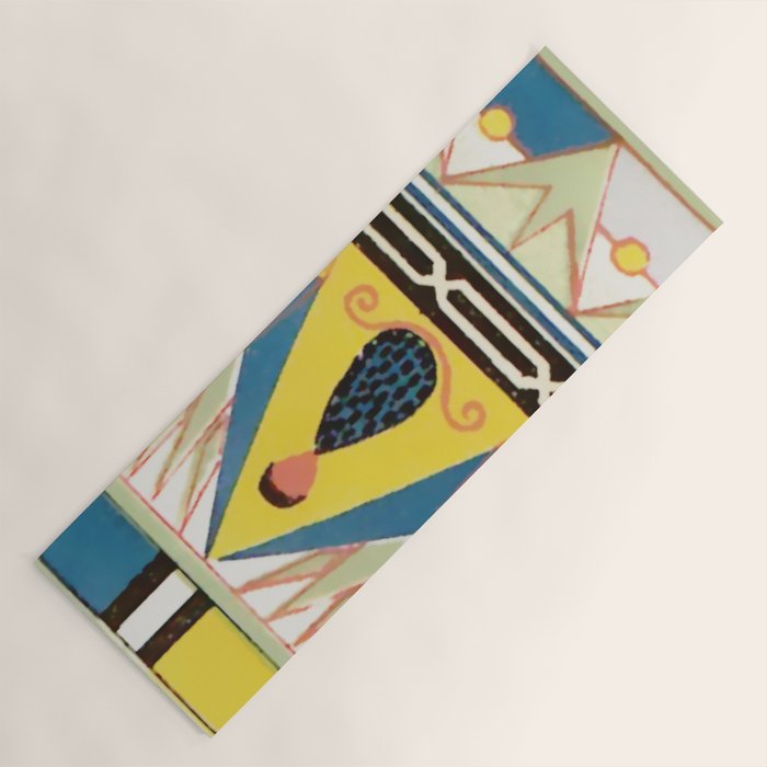 Ancient Egyptian Ornament Yoga Mat