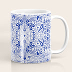 Chinoiserie Scandinavian Folk Art Coffee Mug Gallery Image 1