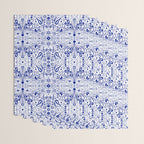 Chinoiserie Scandinavian Folk Art Wrapping Paper Gallery Image 3