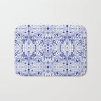 Chinoiserie Scandinavian Folk Art Bath Mat Gallery Image 1