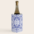 Chinoiserie Scandinavian Folk Art Wine Chiller Gallery Image 2