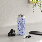 Chinoiserie Scandinavian Folk Art Water Bottle Gallery Image 4