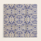Chinoiserie Scandinavian Folk Art Wood Wall Art Gallery Image 1