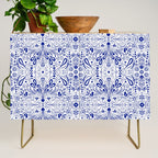 Chinoiserie Scandinavian Folk Art Credenza Gallery Image 1