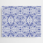 Chinoiserie Scandinavian Folk Art Jigsaw Puzzle Gallery Image 1