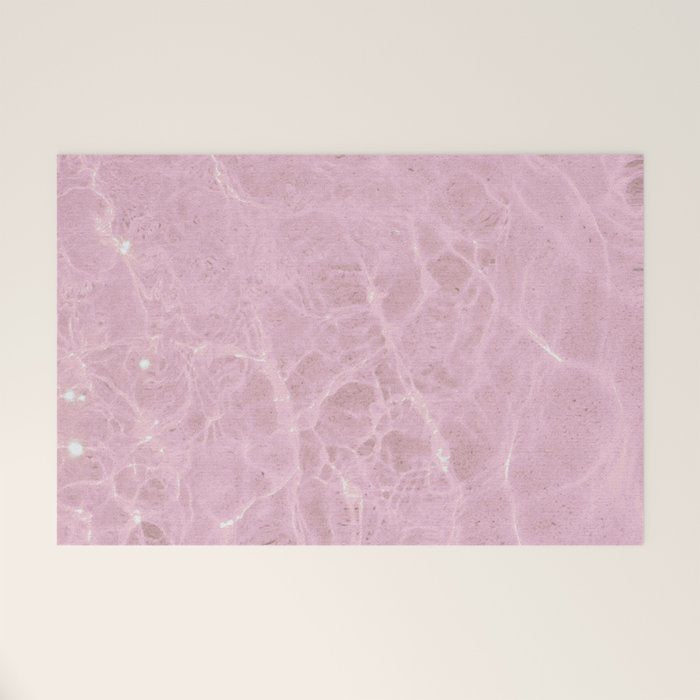 Pink Water Welcome Mat Gallery Image 1