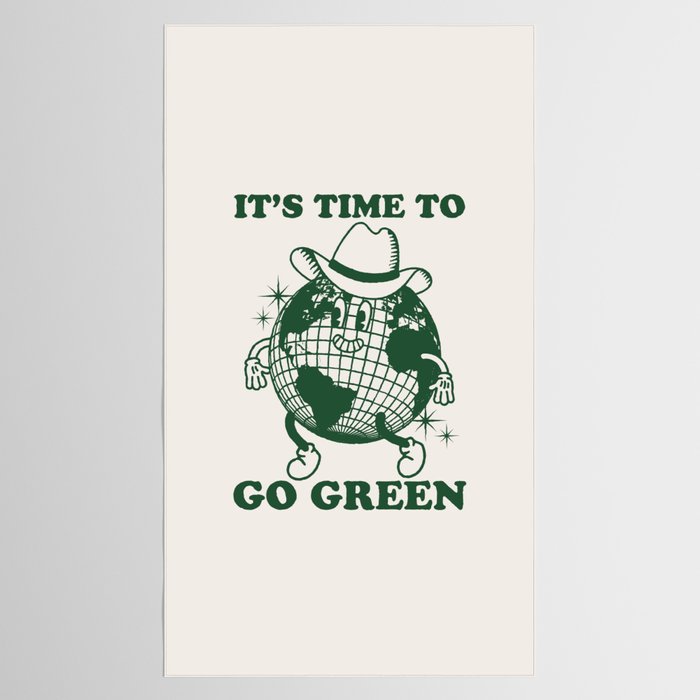 Time to Go Green Tablecloth Gallery Image 2