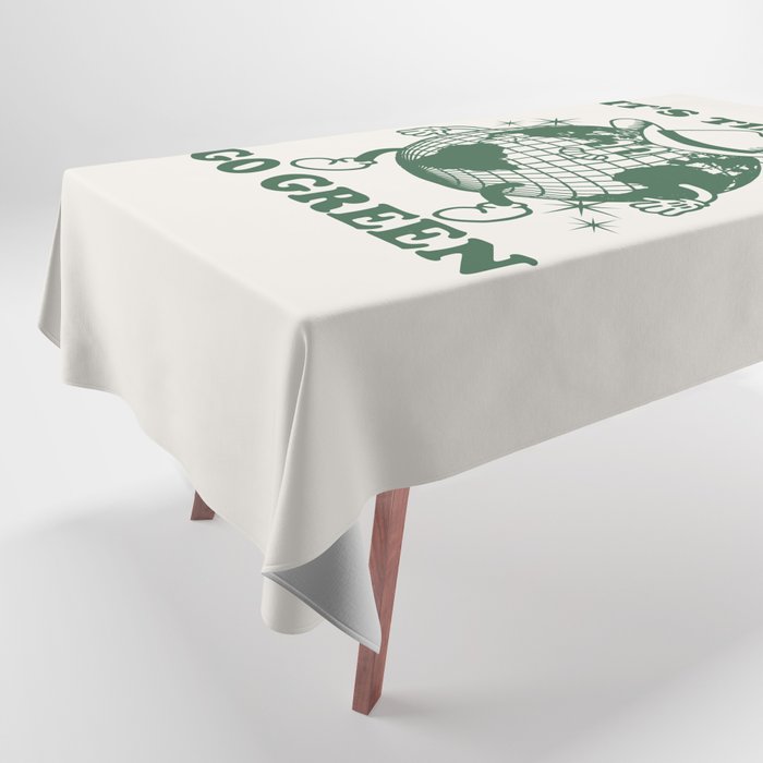 Time to Go Green Tablecloth Gallery Image 1