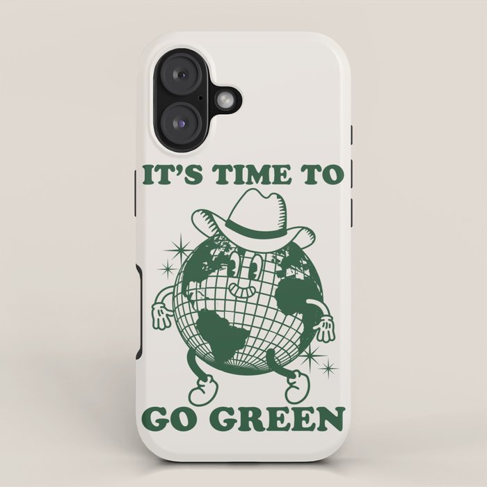 Time to Go Green iPhone Case Gallery Image 1