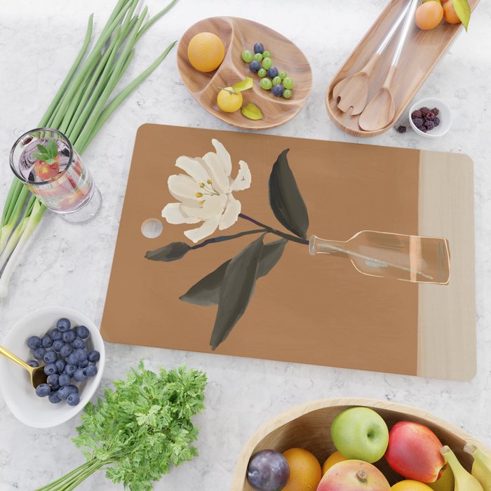Flowers in Vase  Cutting Board Gallery Image 2