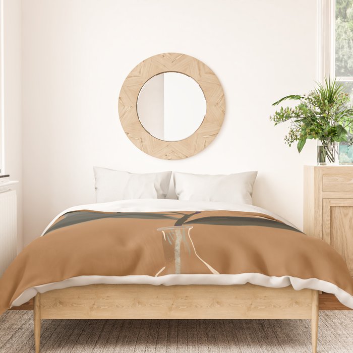 Flowers in Vase  Duvet Cover Gallery Image 3