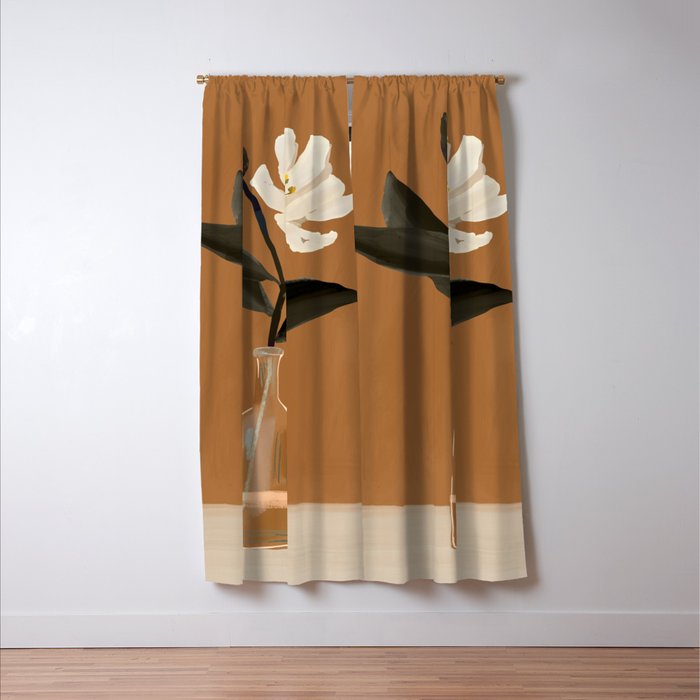 Flowers in Vase  Window Curtain Gallery Image 3