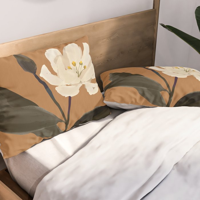 Flowers in Vase  Pillow Sham Gallery Image 2