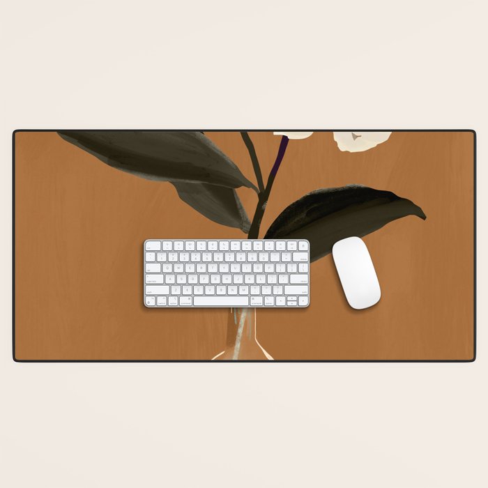 Flowers in Vase  Desk Mat Gallery Image 1
