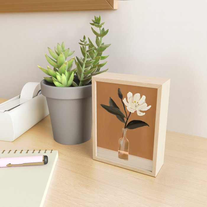 Flowers in Vase  Mini Art Print Gallery Image 2