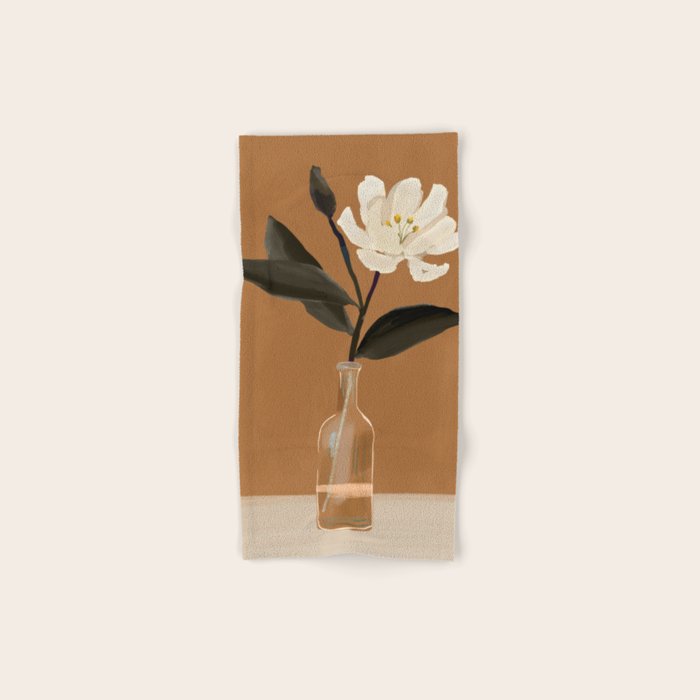 Flowers in Vase  Bath Towel Gallery Image 1