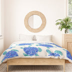 Sea Turtle - Blue Palette Duvet Cover Gallery Image 3