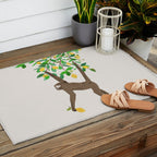 Monkey on lemon tree Outdoor Rug Gallery Image 2