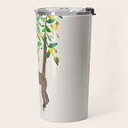Monkey on lemon tree Travel Mug Gallery Image 2
