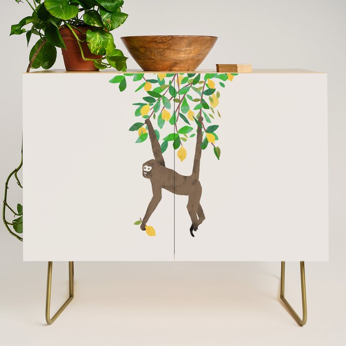 Monkey on lemon tree Credenza Gallery Image 1