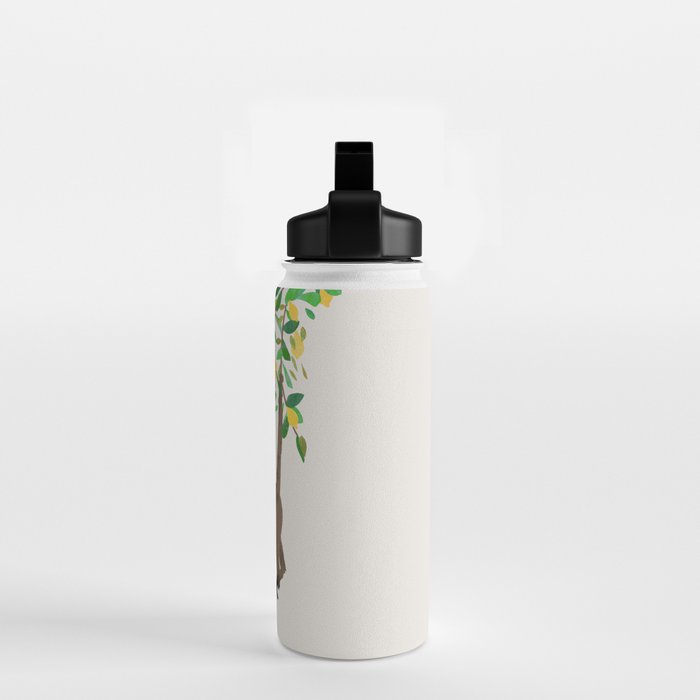 Monkey on lemon tree Water Bottle Gallery Image 2