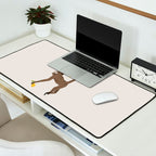 Monkey on lemon tree Desk Mat Gallery Image 2