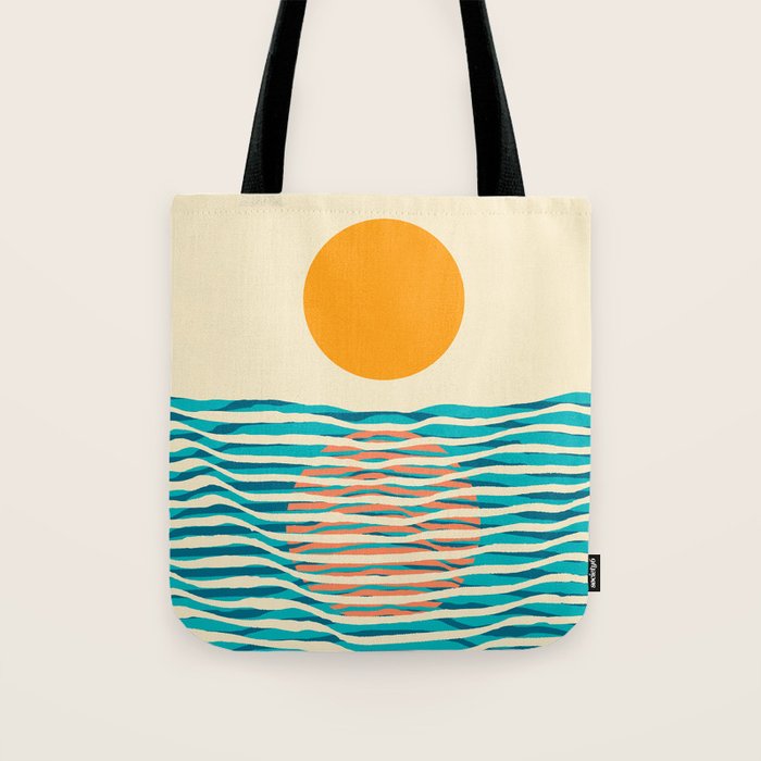 Ocean current Tote Bag Gallery Image 1