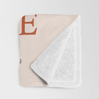 Nature Leaf Cutouts III: Terracotta Edition | Mid-Century Henri Matisse Series Throw Blanket Gallery Image 3