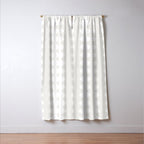 White Wavy Ogee A-Go-Go Pop Stripes Pattern Window Curtain Gallery Image 3