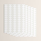 White Wavy Ogee A-Go-Go Pop Stripes Pattern Wrapping Paper Gallery Image 3
