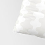 White Wavy Ogee A-Go-Go Pop Stripes Pattern Pillow Sham Gallery Image 4