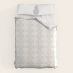 White Wavy Ogee A-Go-Go Pop Stripes Pattern Comforter Gallery Image 6