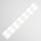 White Wavy Ogee A-Go-Go Pop Stripes Pattern Table Runner Gallery Image 3
