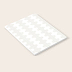 White Wavy Ogee A-Go-Go Pop Stripes Pattern Notebook Gallery Image 2