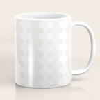 White Wavy Ogee A-Go-Go Pop Stripes Pattern Coffee Mug Gallery Image 1