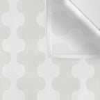 White Wavy Ogee A-Go-Go Pop Stripes Pattern Wall Tapestry Gallery Image 3