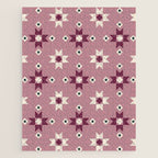 Modern quilt - berry Jigsaw Puzzle Gallery Image 1