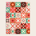 Winter Quilt Pattern no4 Poster Gallery Image 4