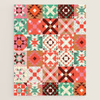 Winter Quilt Pattern no4 Jigsaw Puzzle Gallery Image 1