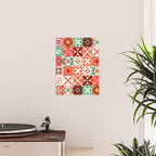 Winter Quilt Pattern no4 Poster Gallery Image 2