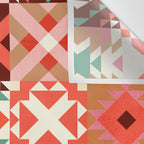 Winter Quilt Pattern no4 Wall Tapestry Gallery Image 3