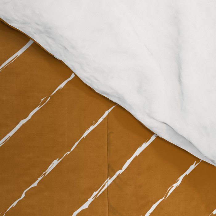 Lines (Golden Brown) Comforter Gallery Image 4