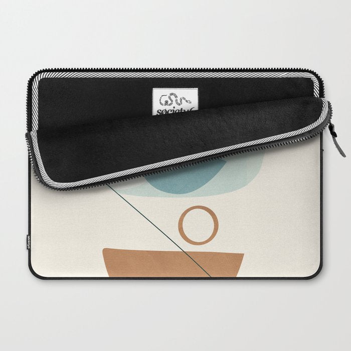Azzurro Shapes No 54 Laptop Sleeve Gallery Image 2