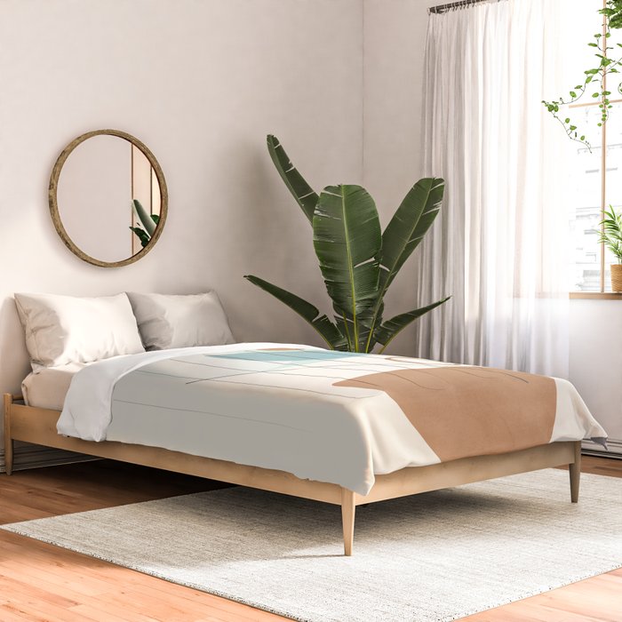 Azzurro Shapes No 54 Comforter Gallery Image 2